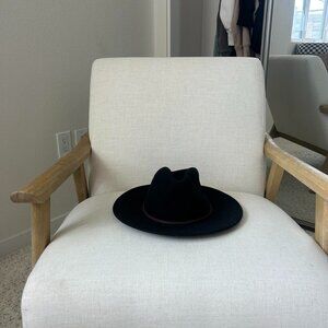 Brixton - Black Felt Wide Brim Hat